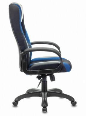 Кресло компьютерное BRABIX PREMIUM "Rapid GM-102" (экокожа/ткань, черное/синее) 532106 в Пуровске - purovsk.mebel-74.com | фото