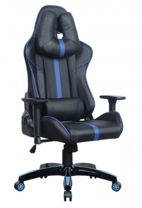 Кресло компьютерное BRABIX "GT Carbon GM-120" (черное/синее) 531930 в Пуровске - purovsk.mebel-74.com | фото