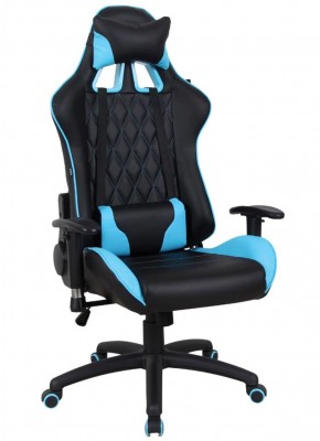 Кресло компьютерное BRABIX "GT Master GM-110" (черное/голубое) 531928 в Пуровске - purovsk.mebel-74.com | фото
