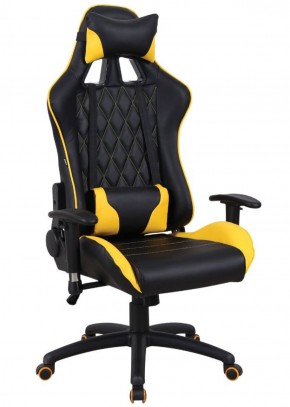 Кресло компьютерное BRABIX "GT Master GM-110" (черное/желтое) 531927 в Пуровске - purovsk.mebel-74.com | фото