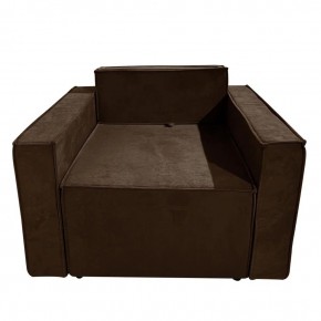 Кресло-кровать Принц КК1-ВК (велюр коричневый) в Пуровске - purovsk.mebel-74.com | фото