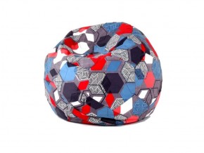 Кресло-мешок Мяч M (Geometry Slate) в Пуровске - purovsk.mebel-74.com | фото