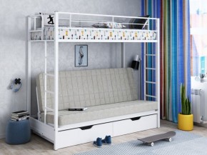 Кровать двухъярусная с диваном "Мадлен-ЯЯ" с ящиками в Пуровске - purovsk.mebel-74.com | фото