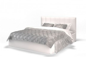 Кровать Элен 1600 + основание с ПМ (Vega white) белый в Пуровске - purovsk.mebel-74.com | фото