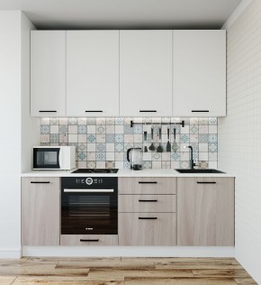 Кухонный гарнитур Демо 2200 (Стол. 38мм) в Пуровске - purovsk.mebel-74.com | фото