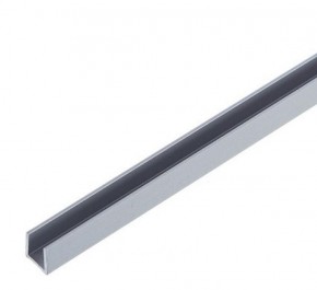 Планка торцевая "П" 4 мм для стеновой панели (алюминий) в Пуровске - purovsk.mebel-74.com | фото